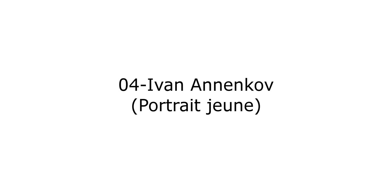 Je te suivrai en Sibérie - Ivan Annenkov (Portrait jeune) - Photo 1